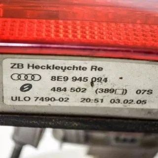 8E9945094 Фонарь задний правый Audi A4 B7 Арт e12100717, вид 3