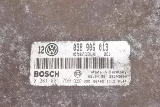 038906013 Блок управления двигателем Volkswagen Golf 4 Арт e12095002, вид 2
