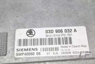 03D906032A Блок управления двигателем Skoda Fabia 1 Арт e12094558, вид 3