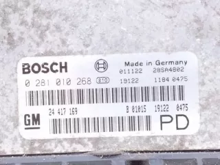 F75_ 0281010268 Блок управления двигателем Opel Zafira B Арт e12093509, вид 3
