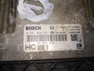 0281014451 55566278 Блок управления двигателем Opel Astra H Арт e12093216, вид 2