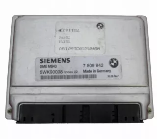 7509942 5WK90008 DMEMS43 Блок управления двигателем BMW 3 E46 Арт e12088688, вид 1