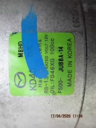 F500-JUBBA-14 Компрессор кондиционера Mazda 3 BM Арт e12084430, вид 2
