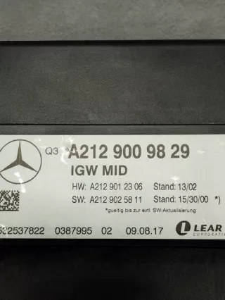 A2129009829 Блок комфорта Mercedes ML/GLE W166 Арт e12079109, вид 2