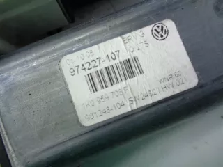 3C9959703F Моторчик стеклоподъемника Volkswagen Passat B6 Арт e12075901, вид 4