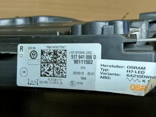517941006D Фара правая Volkswagen Golf 7 Арт e12066854, вид 15