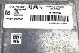 9830510980 Блок управления двигателем Citroen C3 3 Арт e12058709, вид 4