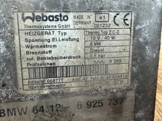 6925737 9002353K IMPRK1295105, Автономный отопитель BMW 7 E65/E66 Арт e12056657, вид 3