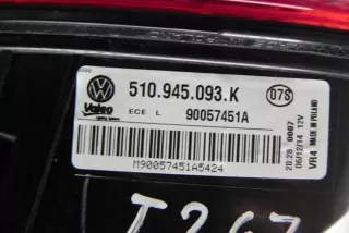 510945093K Фонарь задний левый Volkswagen Golf 7 Арт e12037801, вид 5