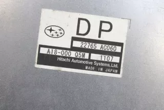 22765AC060 Блок управления двигателем Subaru Legacy 4 Арт e12031315, вид 3