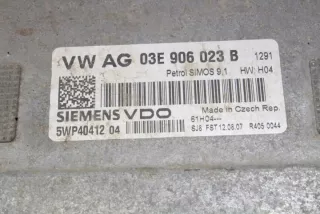 03E906023B Блок управления двигателем Skoda Fabia 2 Арт e12031078, вид 3