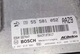 55581052 Блок управления двигателем Opel Astra K Арт e12029878, вид 1
