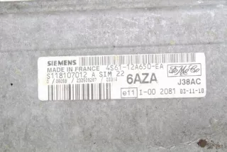 4S6112A650EA Блок управления двигателем Ford Fiesta 5 Арт e12028034, вид 3