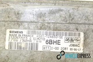 4S6112A650SE Блок управления двигателем Ford Fiesta 5 Арт e12027994, вид 2