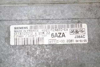 4S6112A650EA Блок управления двигателем Ford Fiesta 5 Арт e12027899, вид 3