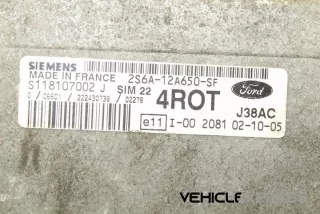 2S6A12A650SF Блок управления двигателем Ford Fiesta 5 Арт e12027677, вид 1