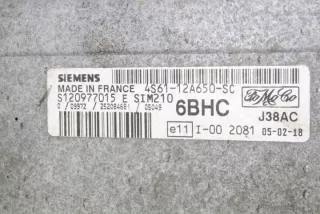 4S6112A650SC Блок управления двигателем Ford Fiesta 6 Арт e12027615, вид 2