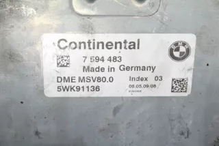 7594483 Блок управления двигателем BMW 5 E60/E61 Арт e12026199, вид 1