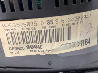 8E0920900K LORK-1621-16049 Щиток приборов (приборная панель) Audi A4 B6 Арт e11997665, вид 5