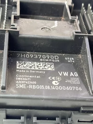 7h0937090d BCMPQ25 5wk50671 a2c87423400 Блок предохранителей Seat Toledo 4 Арт e11997071, вид 3