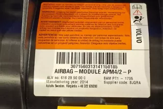 30715603 Подушка безопасности Volvo S60 2 Арт e11973393, вид 3