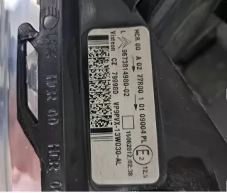 9673814980-02 79998D Фара левая Citroen C3 2 Арт e11937146, вид 4