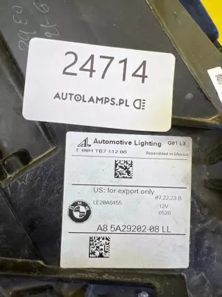 5A29202-08 Фара правая BMW X3 G01 Арт e11937007, вид 2