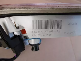 7177697 Фонарь задний левый BMW 5 E60/E61 Арт e11932860, вид 4