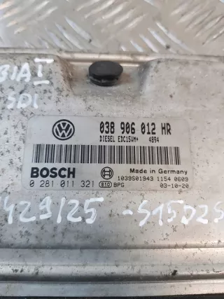 038906012HR 0281011321 Блок управления двигателем Skoda Fabia 1 Арт e11927741, вид 2