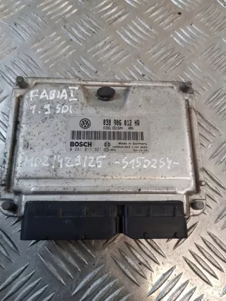 038906012HR 0281011321 Блок управления двигателем Skoda Fabia 1 Арт e11927741, вид 3