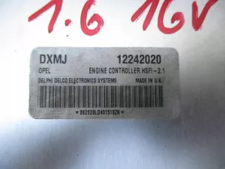 12242020 Блок управления двигателем Opel Astra G Арт e11926965, вид 2