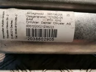 2038602905 Подушка безопасности Mercedes C W203 Арт e11919455, вид 4