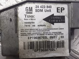 24423840 Блок AirBag Opel Corsa C Арт e11906739, вид 3