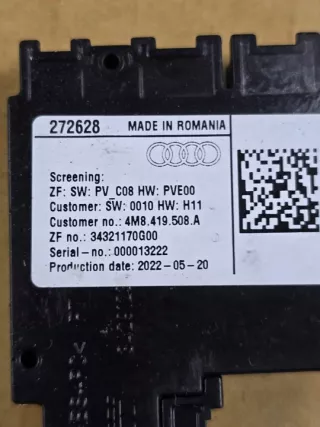 4M8124 4M8419508A Руль Audi A4 B9 Арт e11900471, вид 4