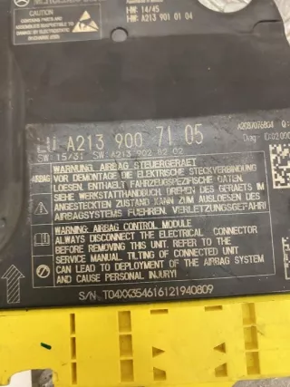 A2139007105 Блок AirBag Mercedes E W213 Арт e11874501, вид 2