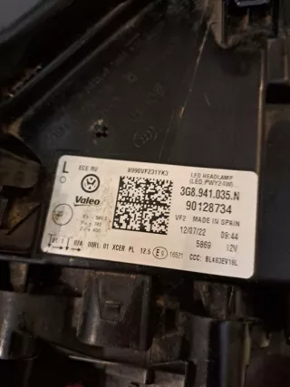 2017R-> 3G8941035N Фара левая Volkswagen Arteon Арт e11871079, вид 7