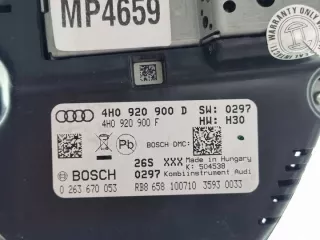 4H0920900D Щиток приборов (приборная панель) Audi A8 D4 (S8) Арт e11860481, вид 2