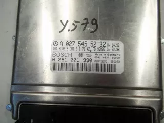 A0275455232 0281001990 Блок управления двигателем Mercedes A W168 Арт e11850737, вид 3