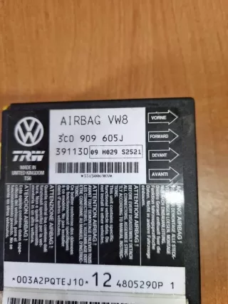 3C0909605J Блок AirBag Volkswagen Passat B6 Арт e11815499, вид 2