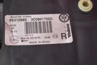 3C0941752D Фара правая Volkswagen Passat B6 Арт e11814495, вид 7