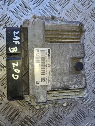 0281013593 Блок управления двигателем Opel Astra H Арт e11803314, вид 1