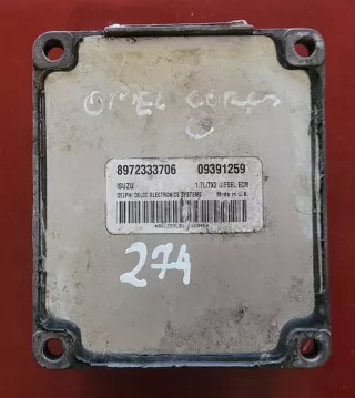8972333707 09391259 Блок управления двигателем Opel Corsa F Арт e11770433, вид 1