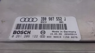 3B0907552J 0261206122 Блок управления двигателем Audi A6 C5 (S6,RS6) Арт e11768636, вид 6