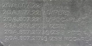 2GA807221AF 2GA807221 Бампер передний Volkswagen T-Roc Арт e11764745, вид 2