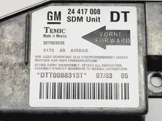 24417008 Блок AirBag Opel Combo C Арт e11740009, вид 2