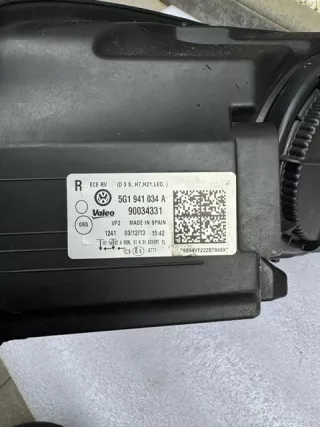 5G1941034A Фара правая Volkswagen Golf 7 Арт e11738641, вид 3