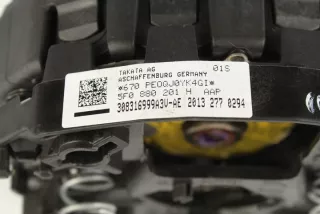 2012-2016 5F0880201H MOTO99 Подушка безопасности Seat Leon 3 Арт e11728191, вид 3