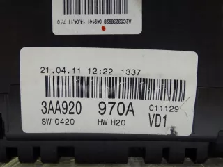 3AA920970A 16920367816 Щиток приборов (приборная панель) Volkswagen Passat B7 Арт e11706745, вид 3