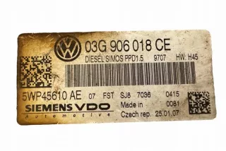 03G906018CE Блок управления двигателем Volkswagen Passat B6 Арт e11704194, вид 5