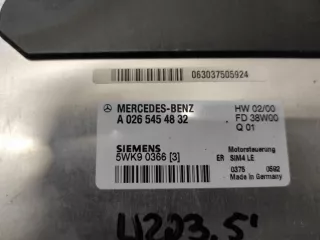 A0265454832 PAW1524 Блок управления двигателем Mercedes C W203 Арт e11700448, вид 3